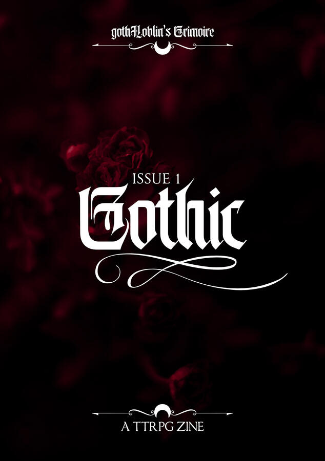 gothHoblin's Grimoire Issue 1 cover design