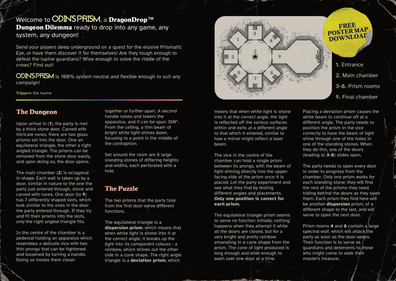 ODIN'S PRISM internal layout